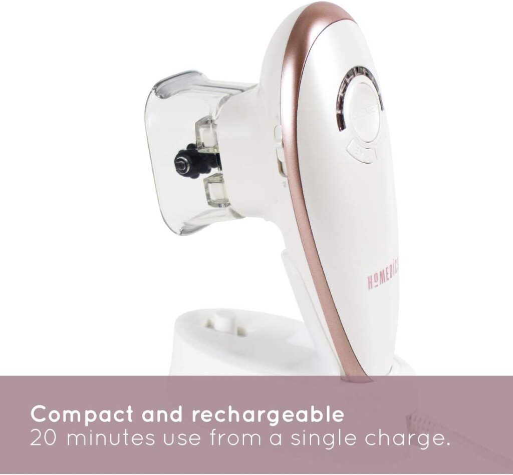 Máy massage hút chân không cao cấp HoMedics CELL-500-EU 5 HoMedics Smoothee Skin Smoother nhỏ gọn dễ dàng mang theo và có thể sạc lại