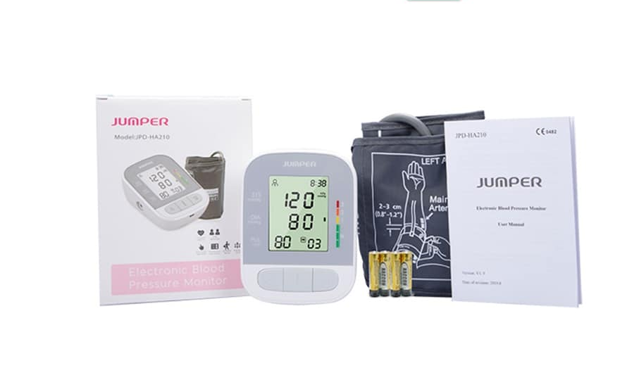 Máy đo huyết áp bắp tay Jumper JPD-HA210 6 Máy đo huyết áp bắp tay Jumper JPD-HA210