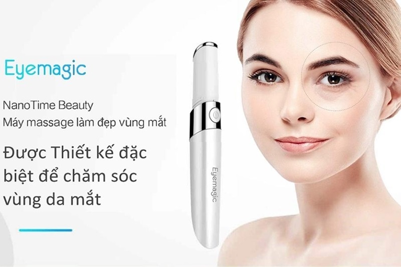 Máy massage mắt giảm quầng thâm NanoTime F52E 5 Máy massage mắt giảm quầng thâm NanoTime F52E chăm sóc vùng mắt hiệu quả