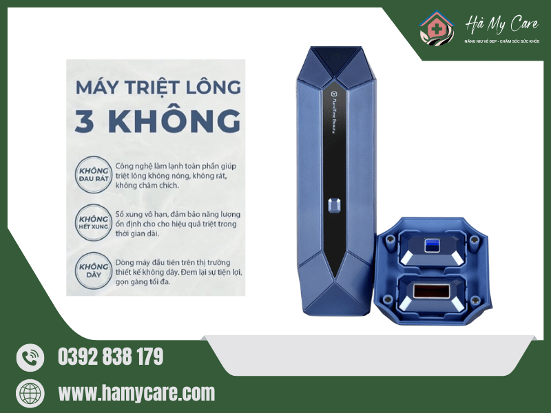 Máy triệt lông NanoTime B65Pro 3 Máy triệt lông NanoTime B65Pro chính hãng nhiều ưu điểm hiệu quả