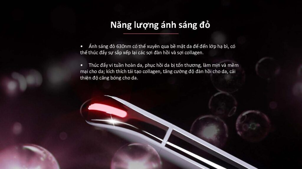 Máy massage mắt giảm quầng thâm NanoTime F51 6 Năng lượng ánh sáng đỏ Photon