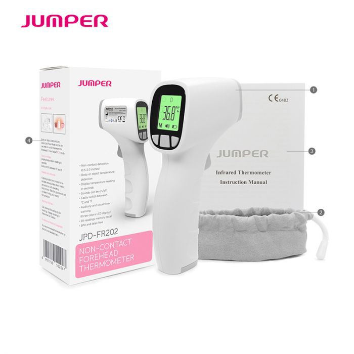 Nhiệt kế hồng ngoại không tiếp xúc Jumper JPD-FR202 4 Nhiệt kế hồng ngoại không tiếp xúc Jumper JPD-FR202